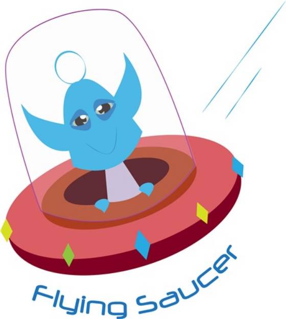 Picture of Flying Saucer SVG File