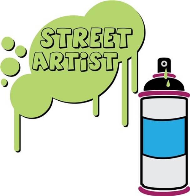 Picture of Street Artist SVG File