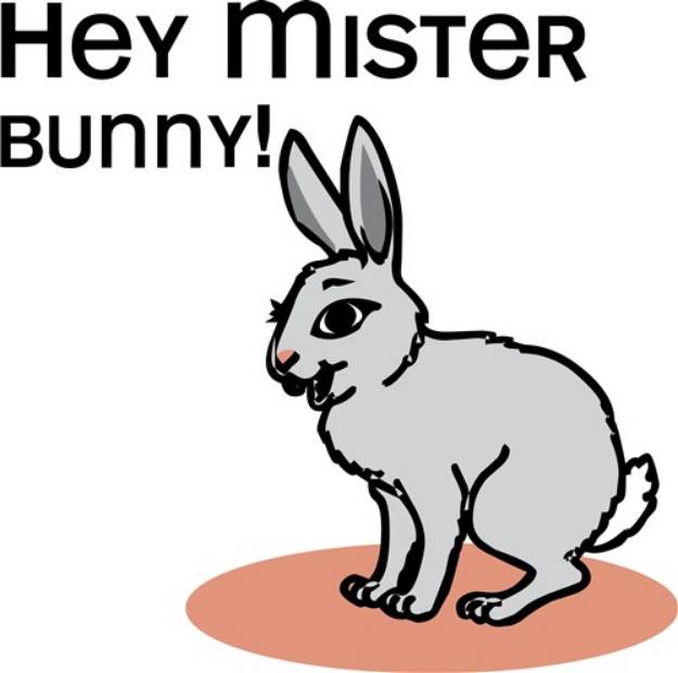 Picture of Mister Bunny SVG File