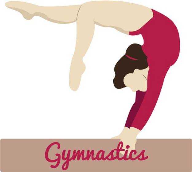 Picture of Gymnastics SVG File