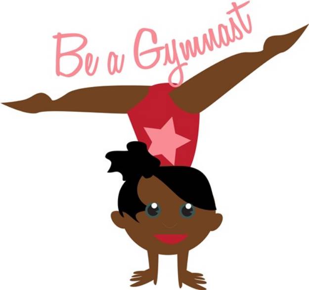 Picture of Be A Gymnast SVG File
