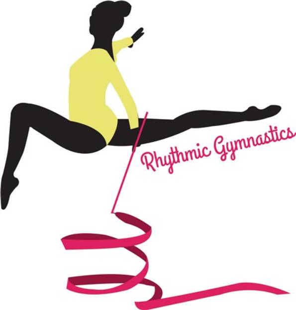 Picture of Rhythmic Gymnastics SVG File