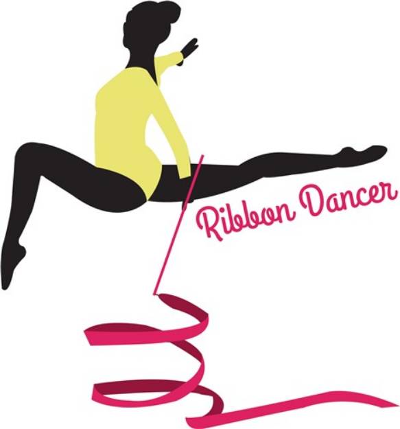 Picture of Ribbon Dancer SVG File