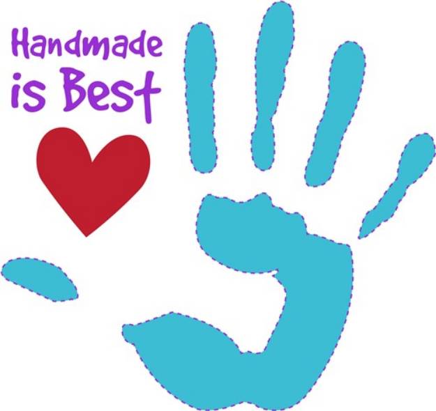 Picture of Handmade Is Best SVG File
