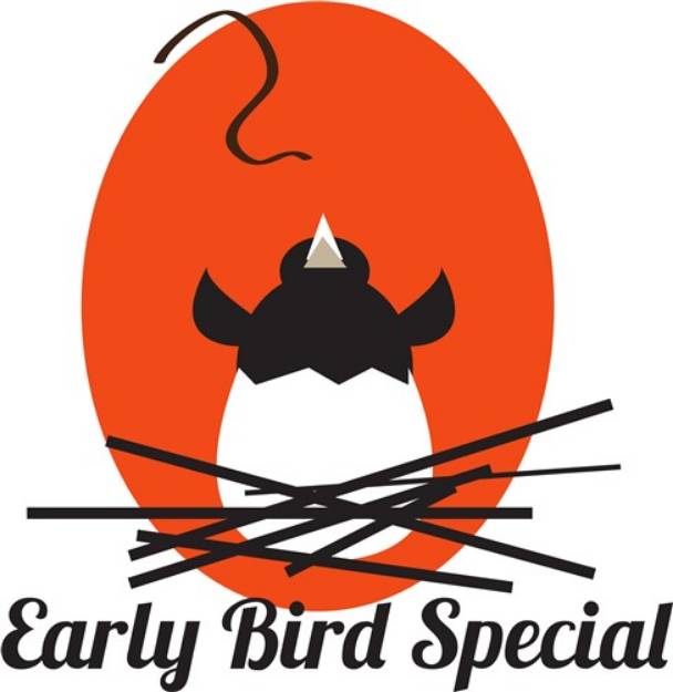 Picture of Early Bird Special SVG File
