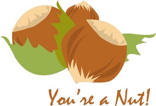 Picture of Youre A Nut SVG File