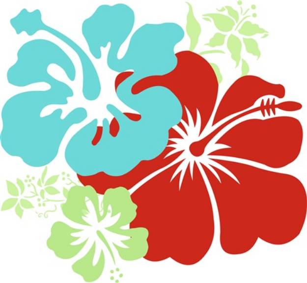 Picture of Hawaiian Hibiscus SVG File