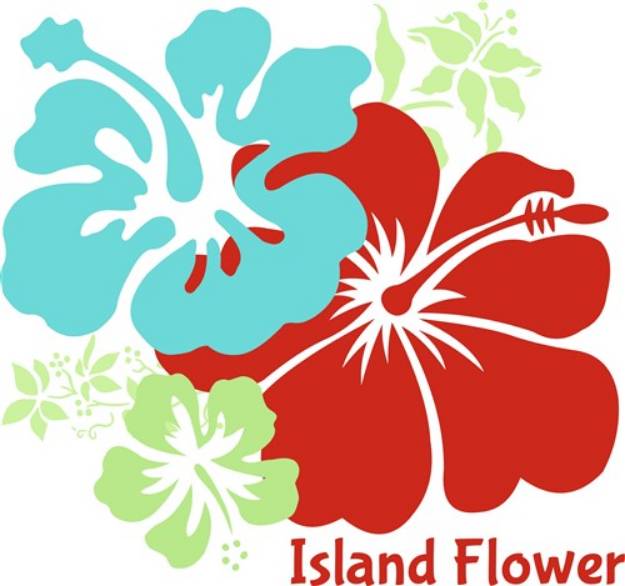 Picture of Island Flower SVG File