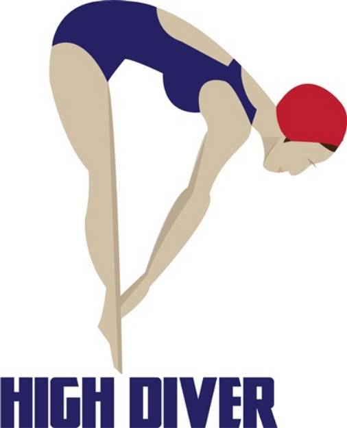 Picture of High Diver SVG File