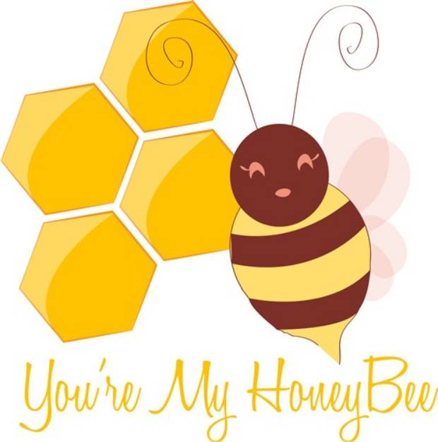Picture of My Honey Bee SVG File