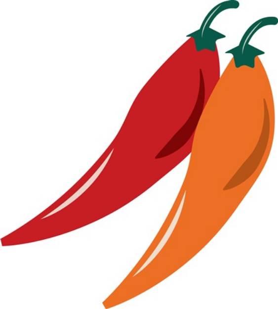 Picture of Chili Peppers SVG File