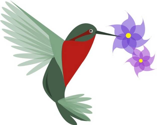 Picture of Hummingbird SVG File