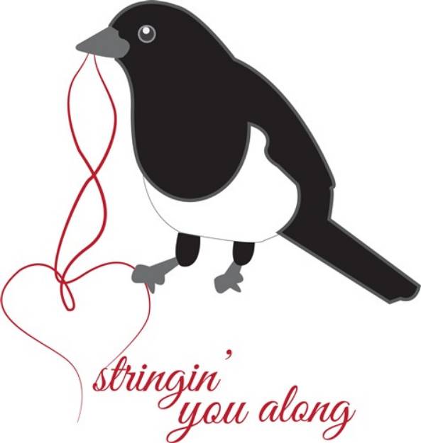 Picture of Stringin You Along SVG File