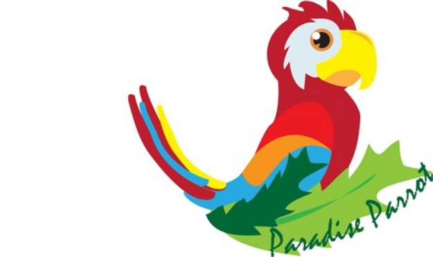 Picture of Paradise Parrot SVG File