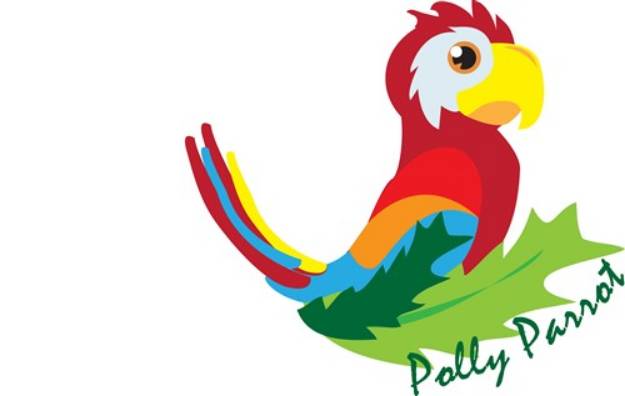 Picture of Polly Parrot SVG File