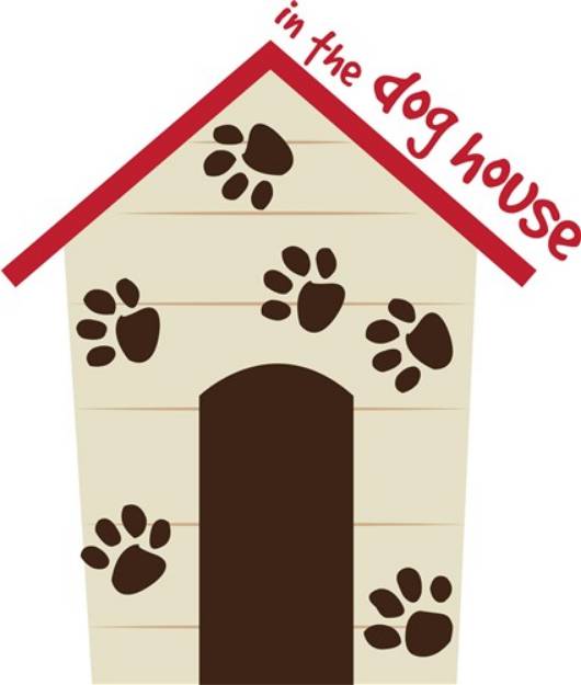 Picture of In The Dog House SVG File
