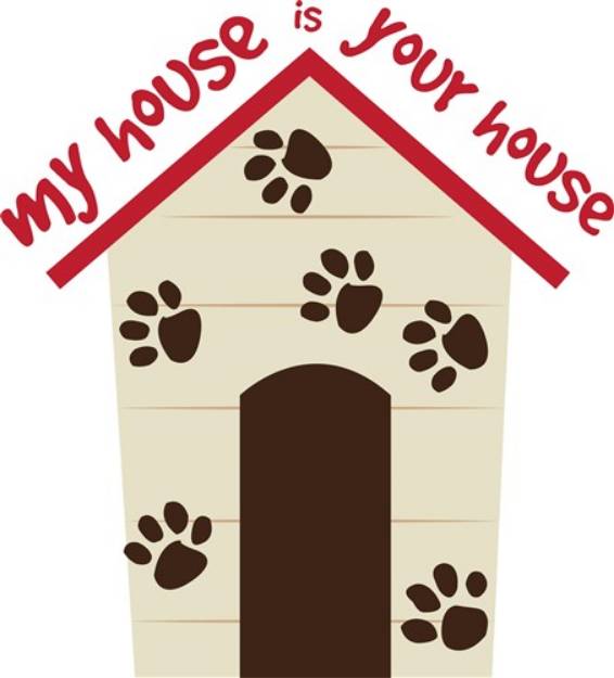 Picture of My House Your House SVG File