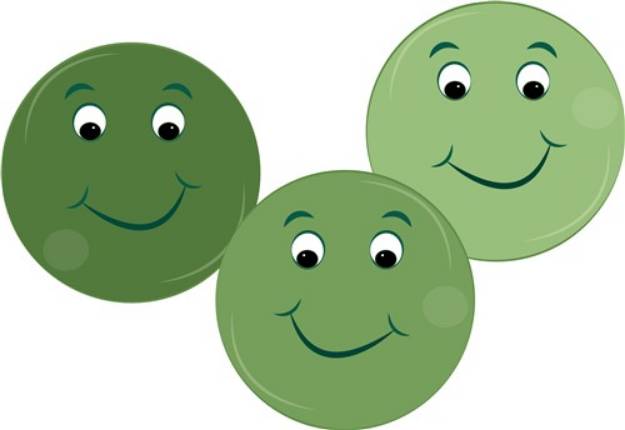 Picture of Green Peas SVG File