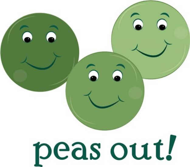 Picture of Peas Out SVG File