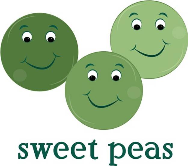 Picture of Sweet Peas SVG File