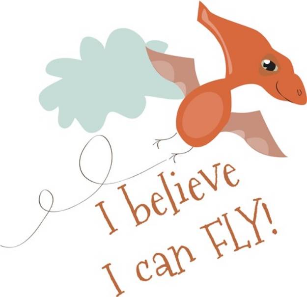 Picture of I Believe I Can Fly SVG File