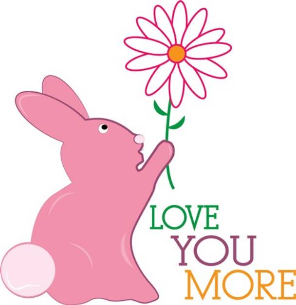 Picture of Love You More SVG File