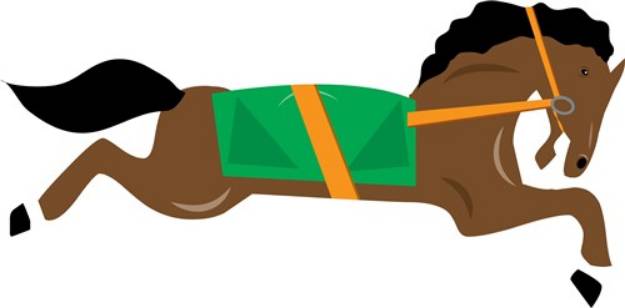 Picture of Race Horse SVG File
