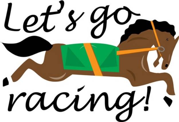 Picture of Lets Go Racing SVG File