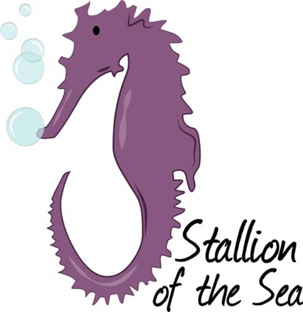 Picture of Stallion Of The Sea SVG File