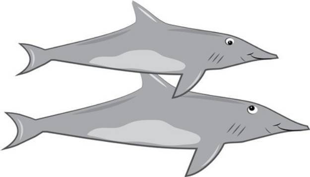 Picture of Great White Sharks SVG File