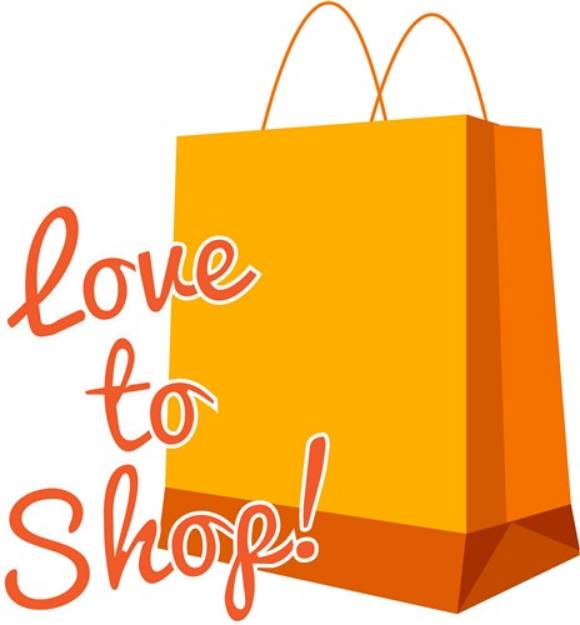 Picture of Love To Shop SVG File