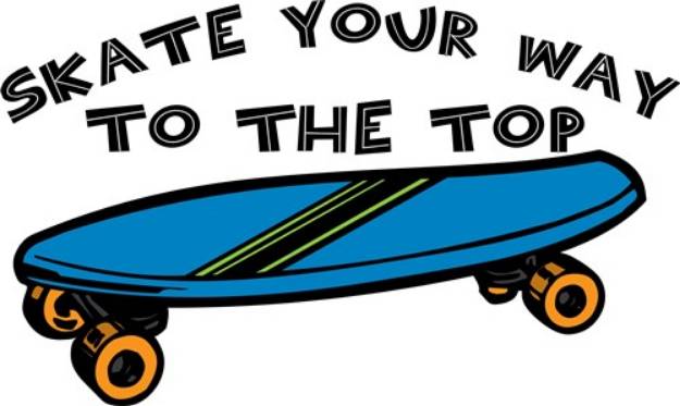Picture of Skate Your Way SVG File