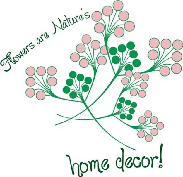 Picture of Natures Home Decor SVG File