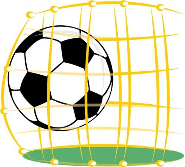 Picture of Soccer And Net SVG File