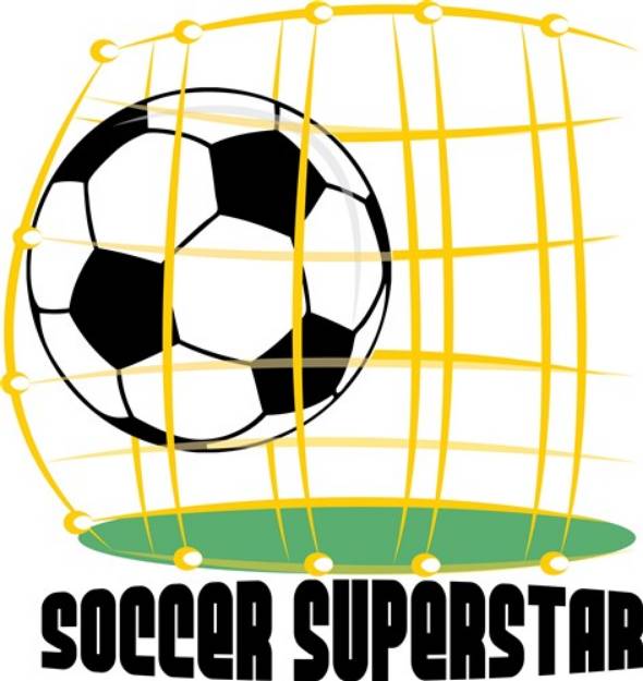 Picture of Soccer Superstar SVG File