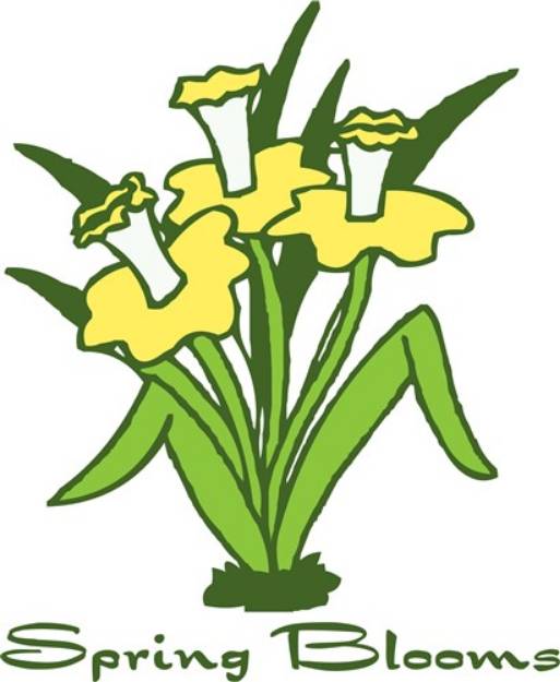 Picture of Spring Blooms SVG File