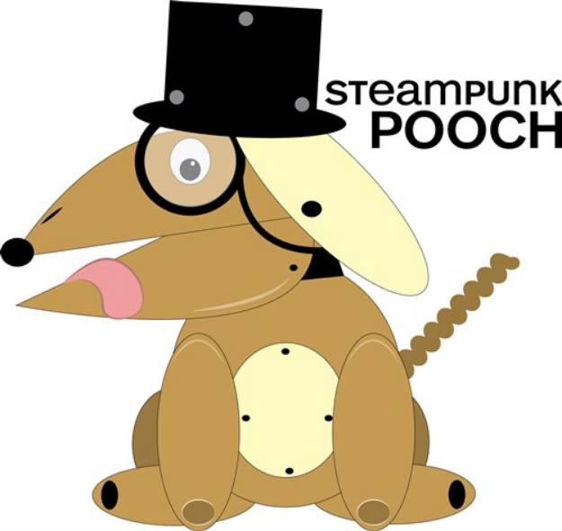 Picture of Steampunk Pooch SVG File