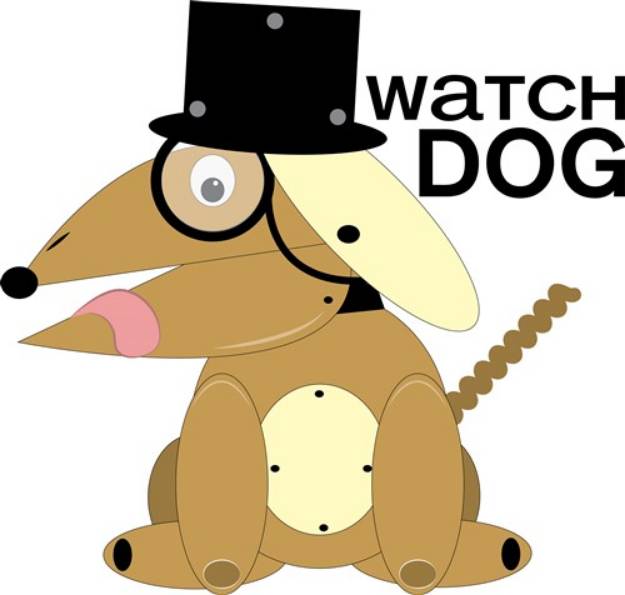 Picture of Watch Dog SVG File