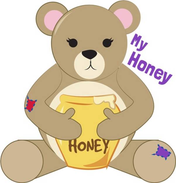 Picture of My Honey SVG File
