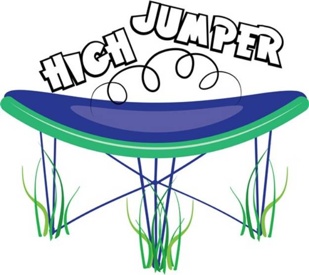 Picture of High Jumper SVG File
