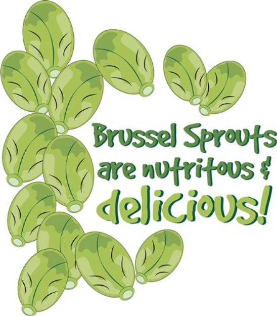 Picture of Brussel Sprouts Delicious SVG File