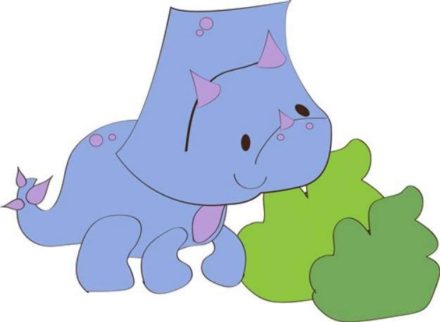 Picture of Triceratops SVG File