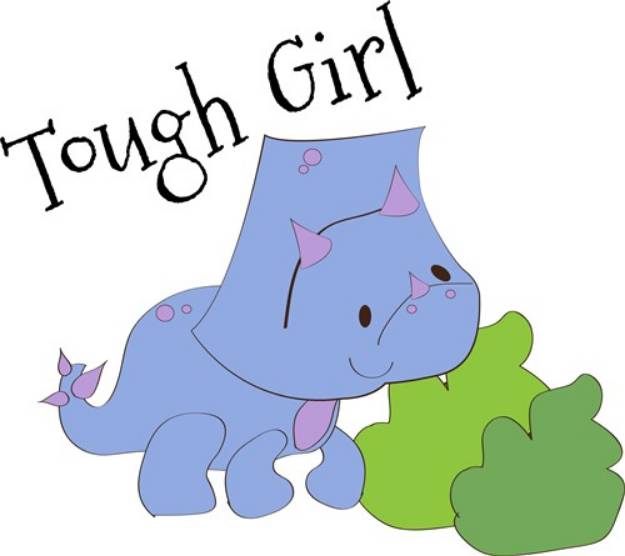 Picture of Tough Girl SVG File