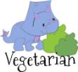Picture of Vegetarian Dinosaur SVG File