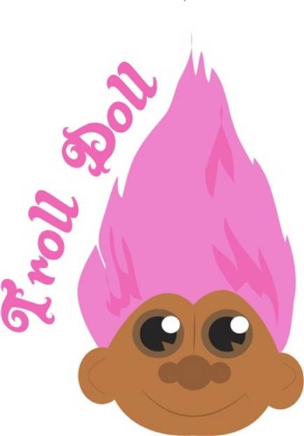 Picture of Troll Doll SVG File