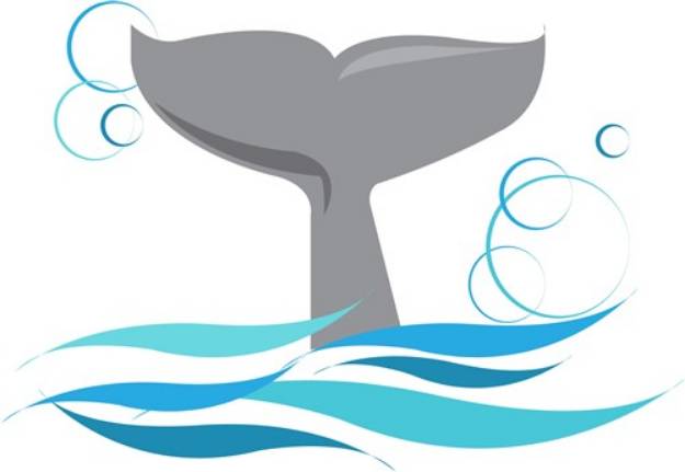 Picture of Whale Tail SVG File