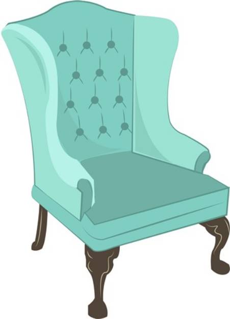 Picture of Wingback Chair SVG File
