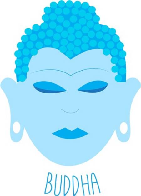 Picture of Buddha Head SVG File