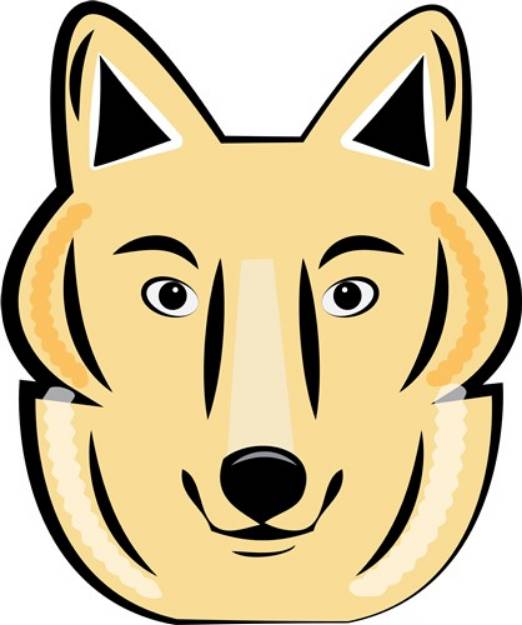 Picture of Wolf Head SVG File