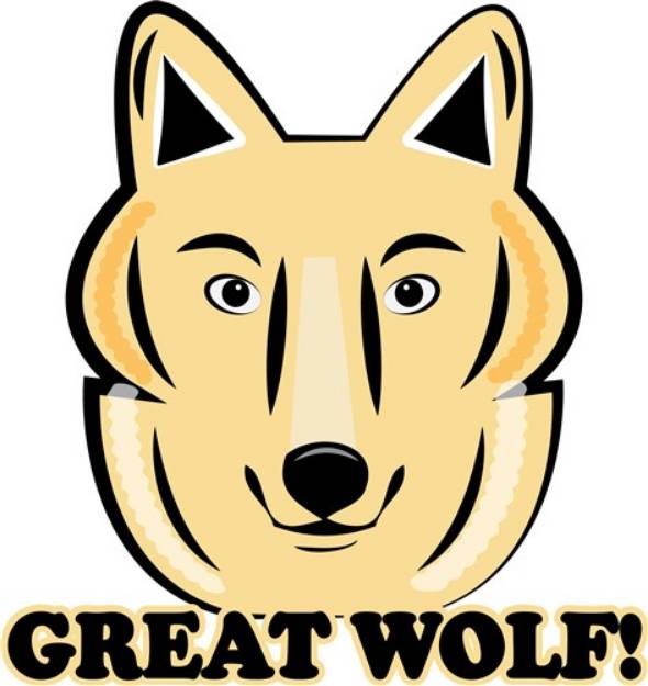 Picture of Great Wolf SVG File